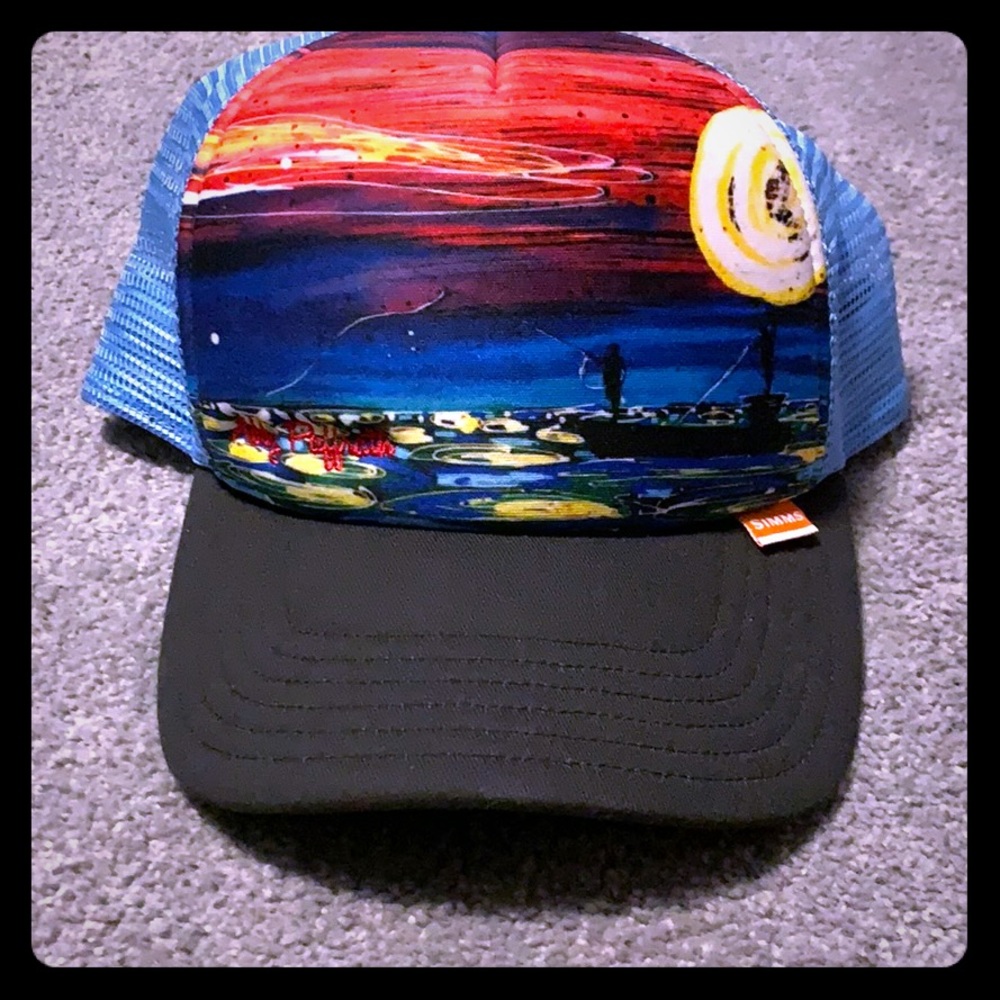 Simms trucker style hat